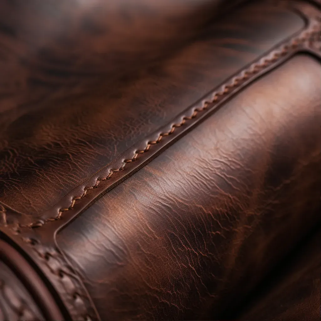 Brown leather texture - Image 1