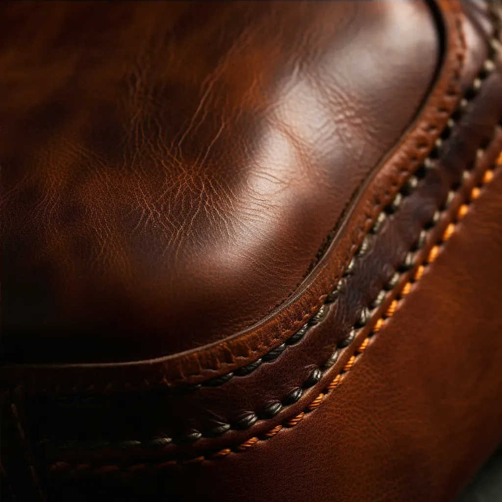 Brown leather texture - Image 4