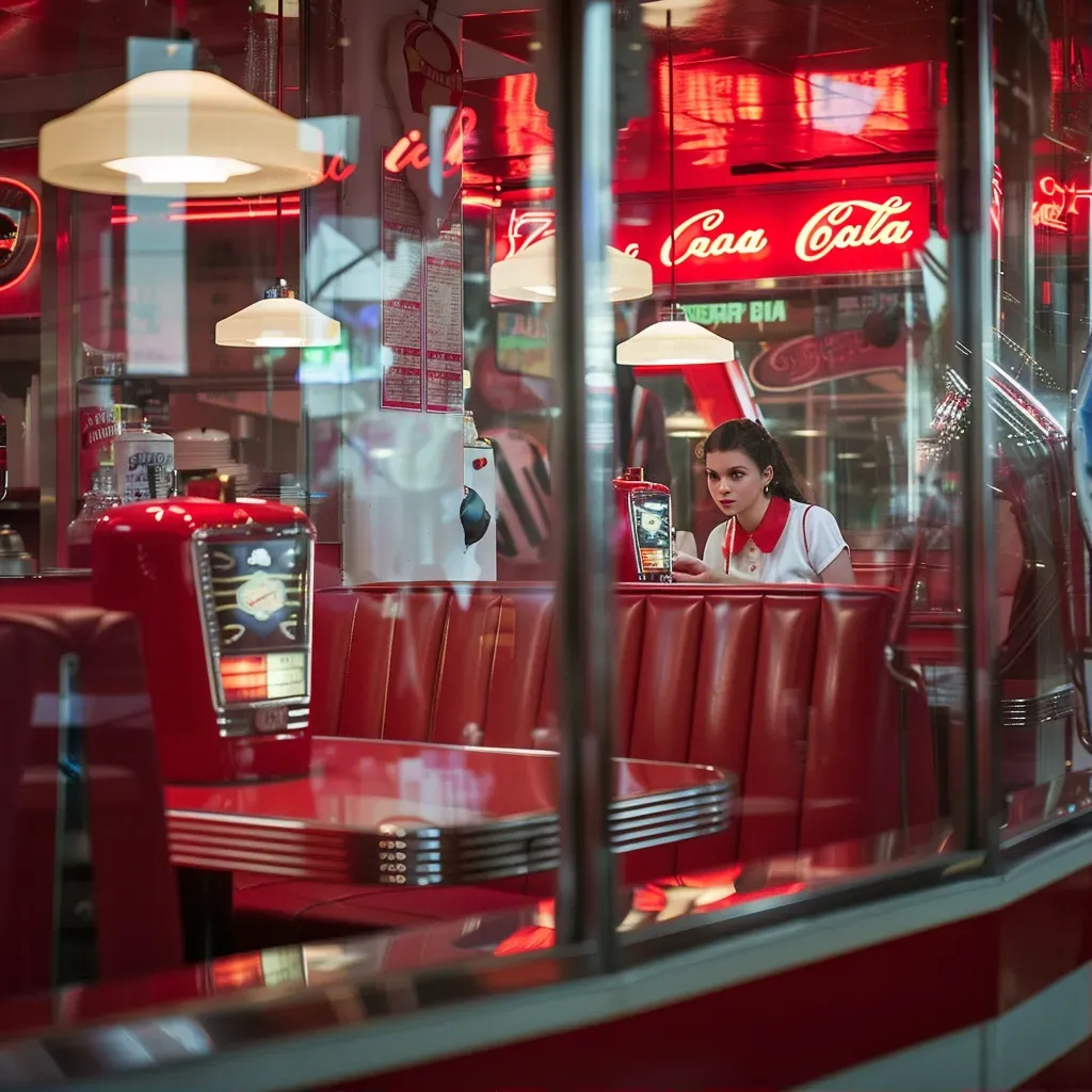 retro diner interior - Image 1