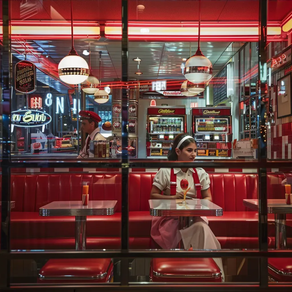 retro diner interior - Image 4