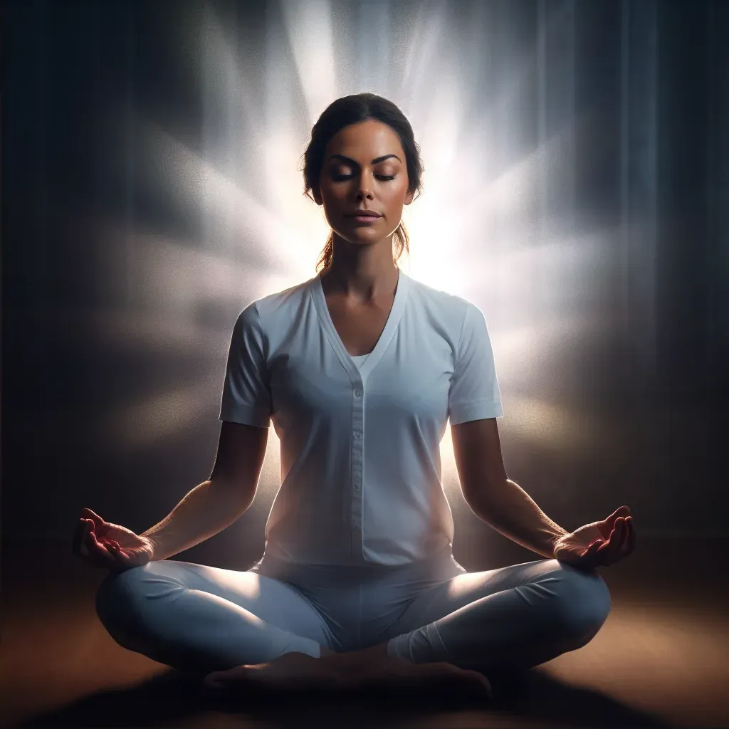 Serene yoga portrait - Image 2