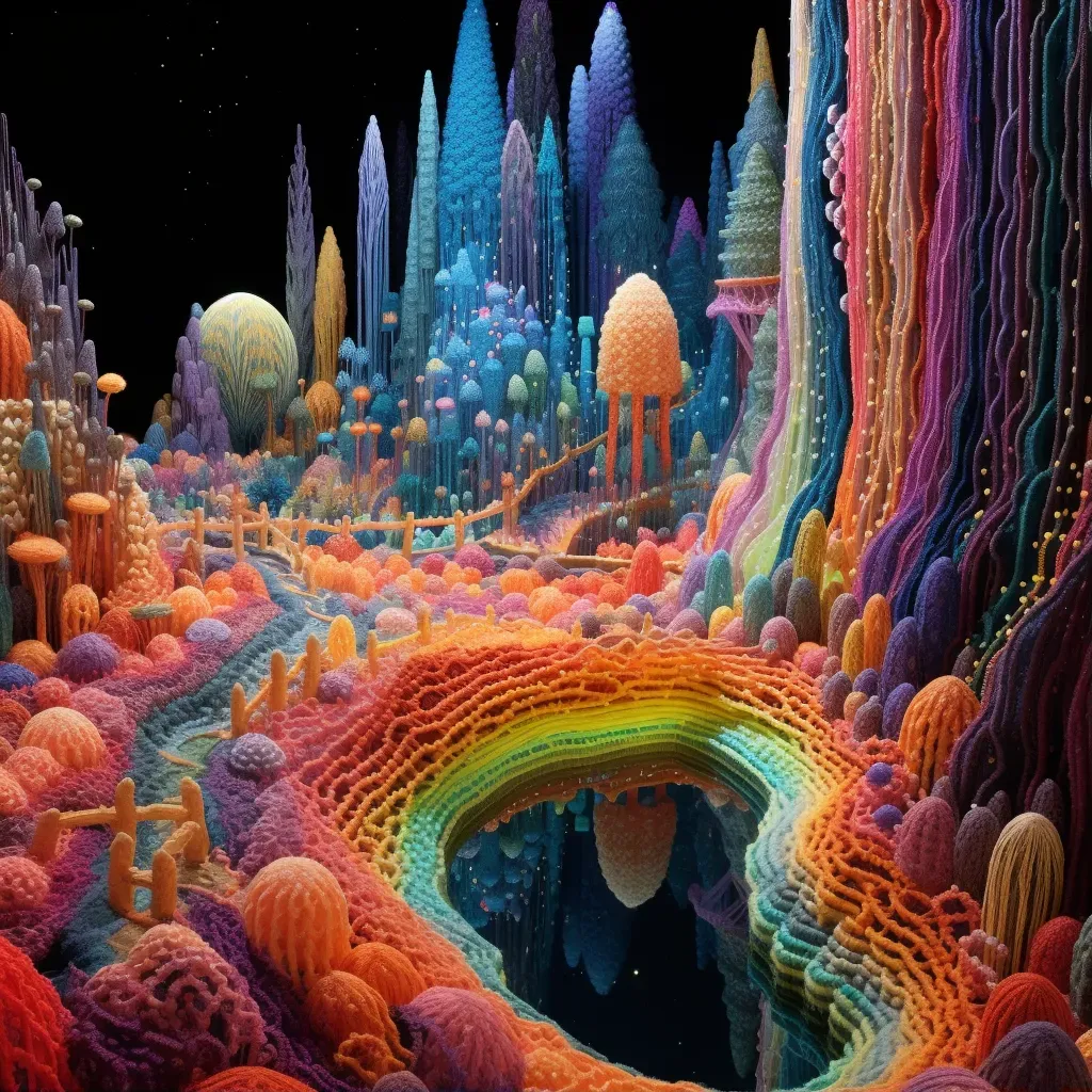 Universe with transparent color-changing inhabitants - Image 1