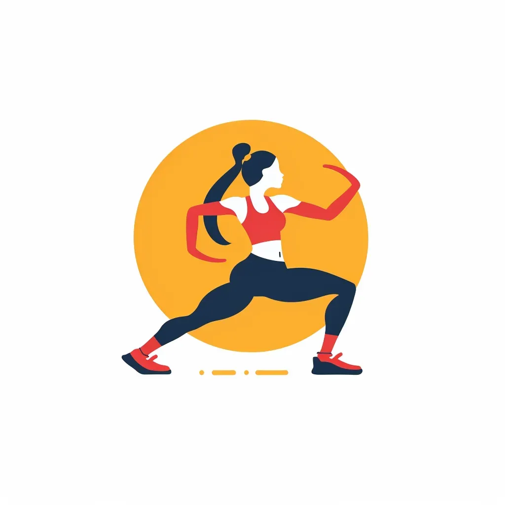 Fitness brand logo with bright and bold colors - Image 3