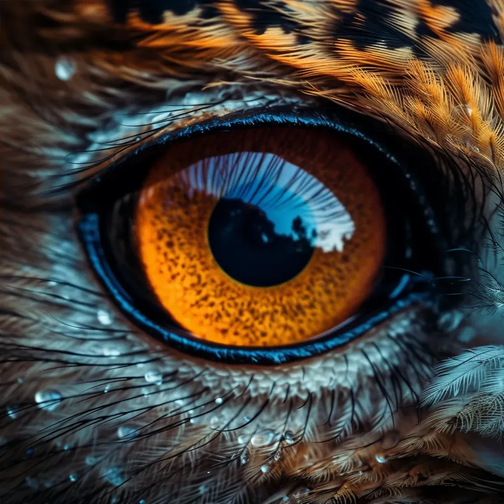 Owl eye in the dark - Image 2