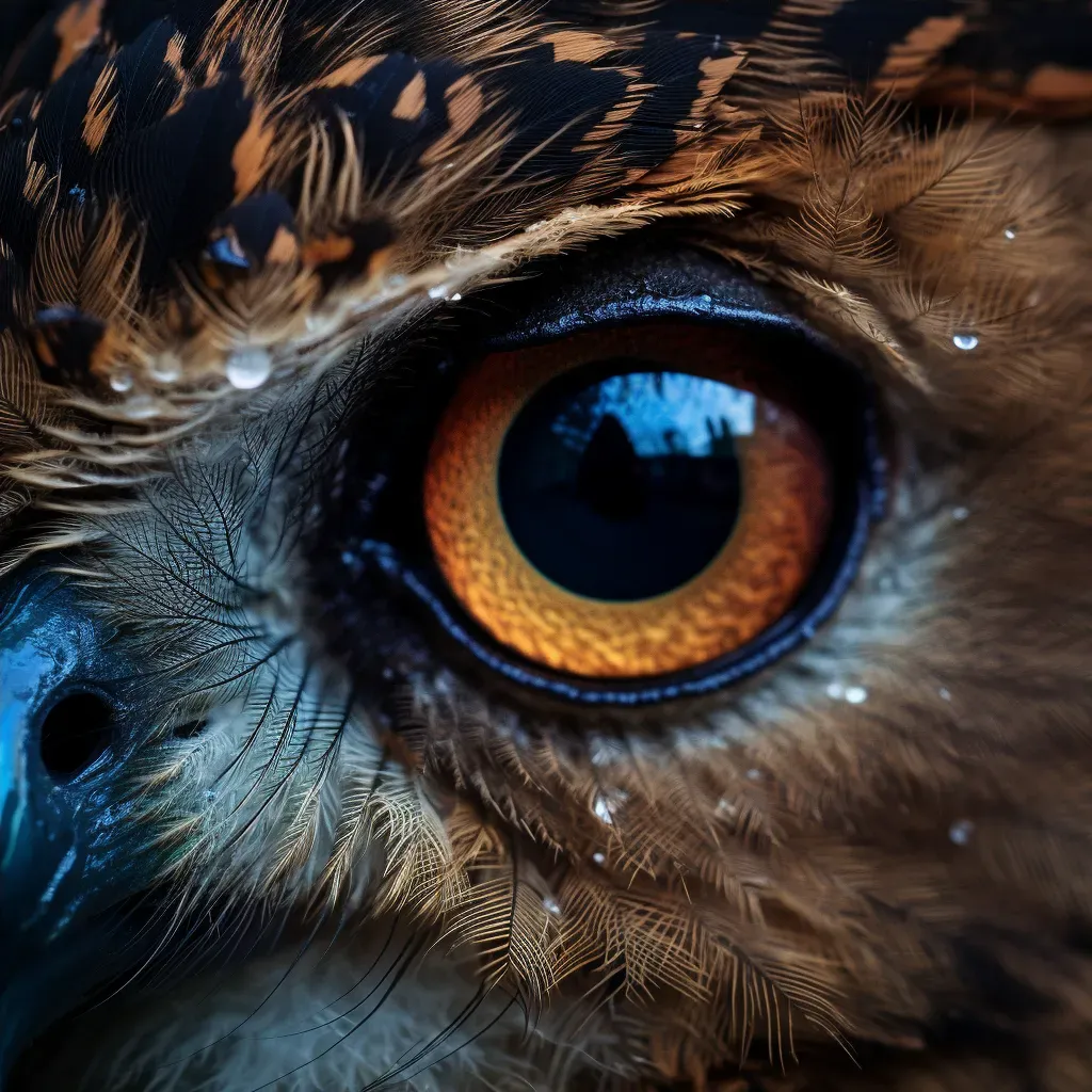 Owl eye in the dark - Image 4