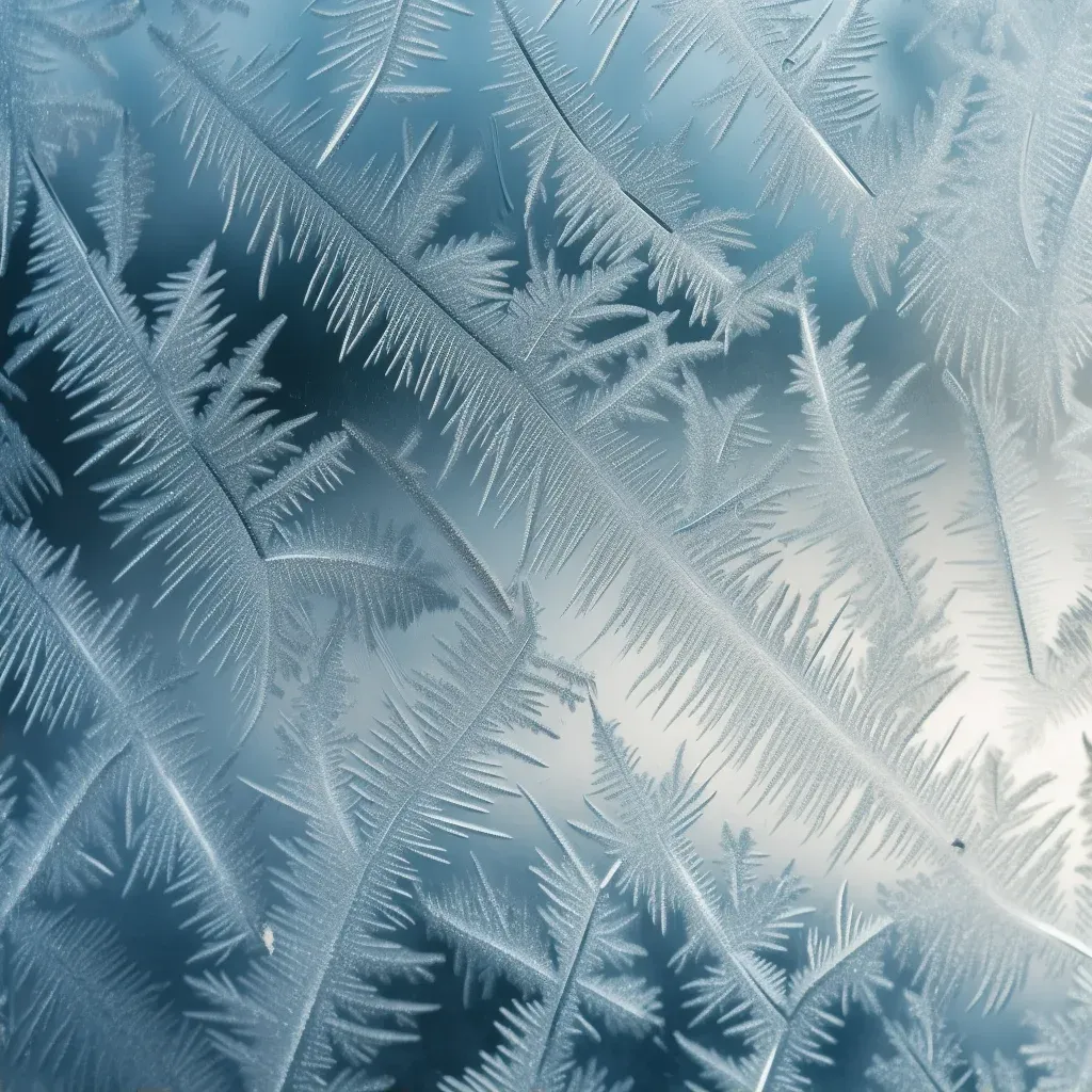 Frost pattern texture on glass - Image 2