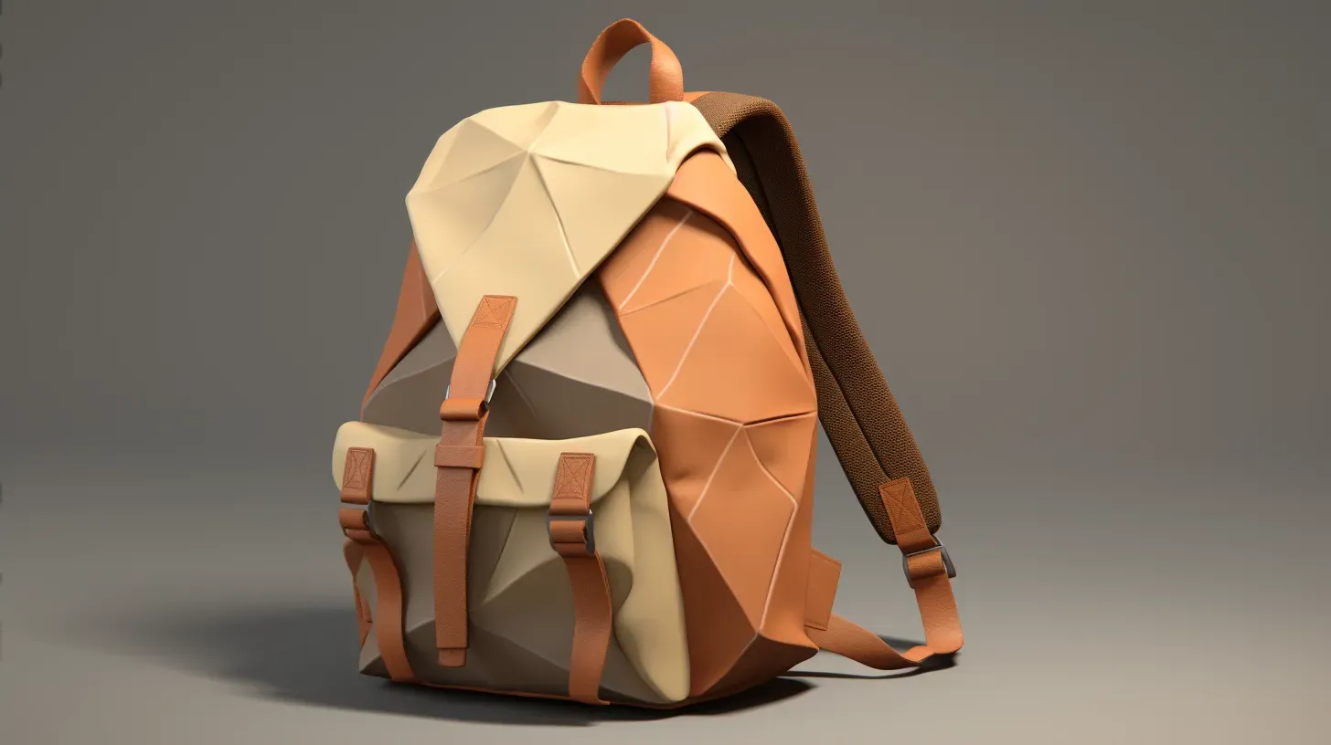 Functional low poly backpack inspired by Origami - Image 2