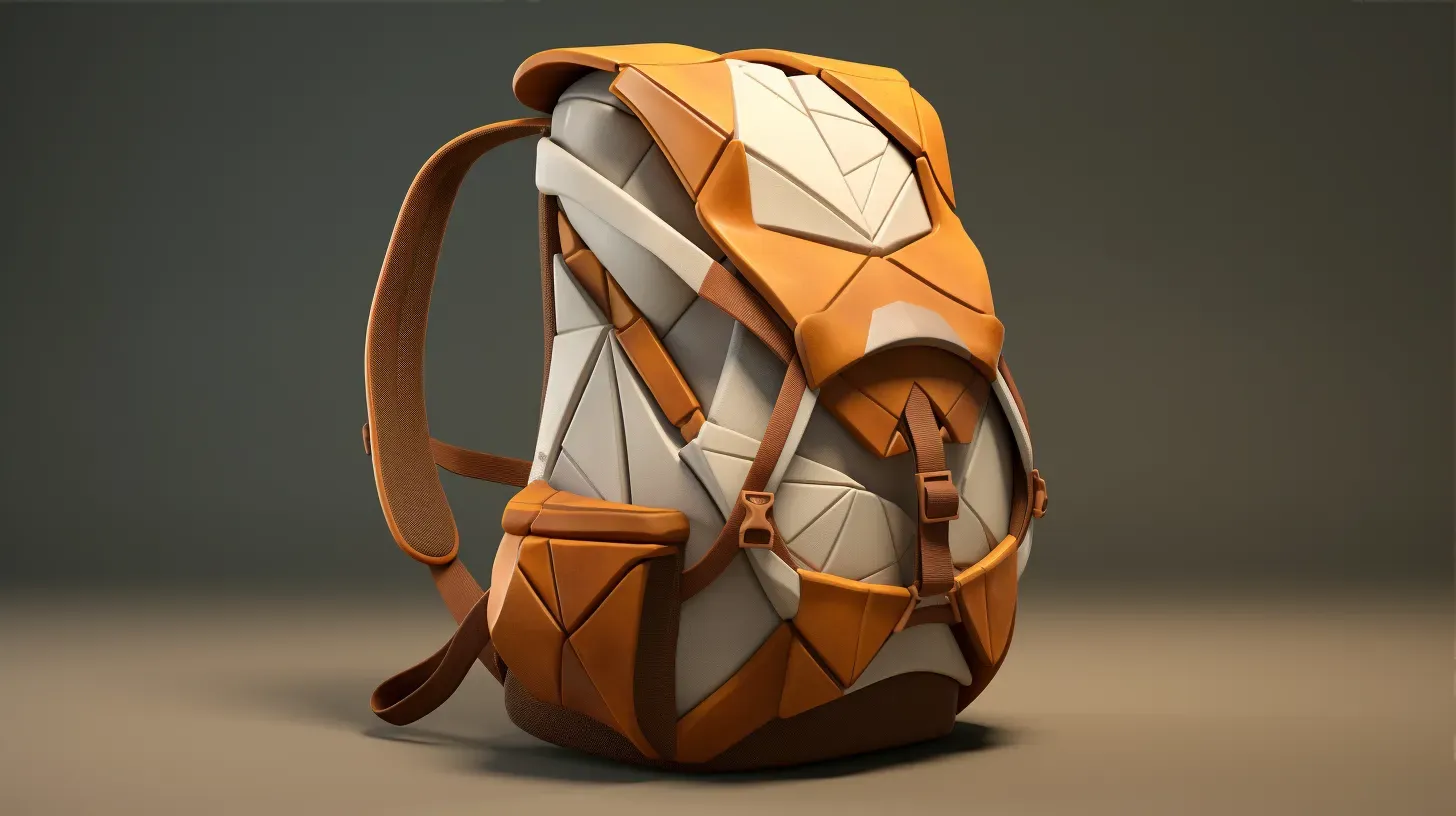 Functional low poly backpack inspired by Origami - Image 3