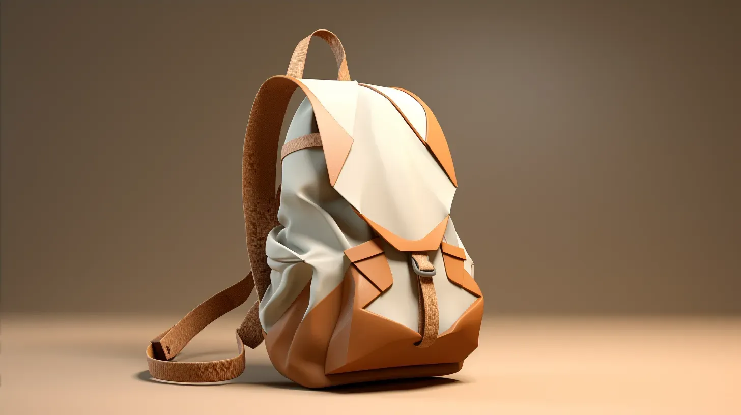 Functional low poly backpack inspired by Origami - Image 4