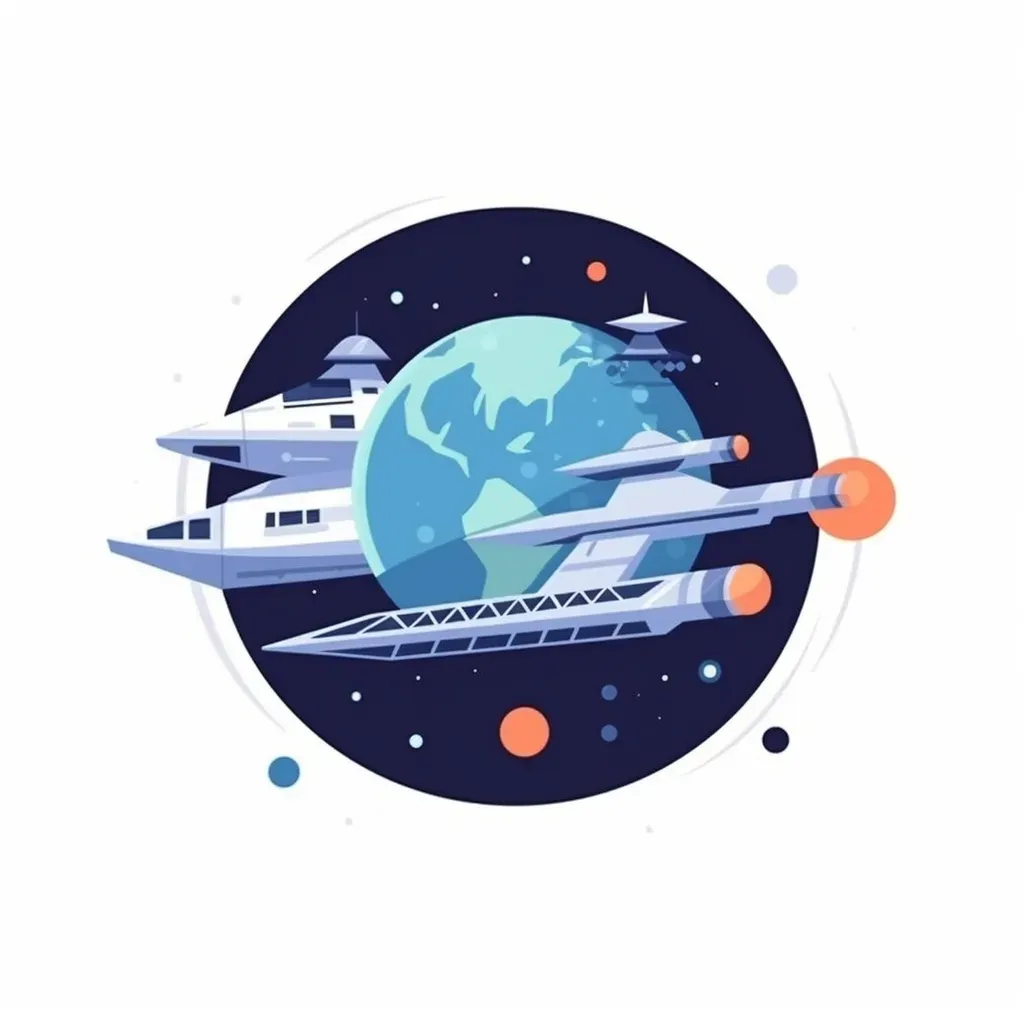 Futuristic Space Tourism Logo - Image 3