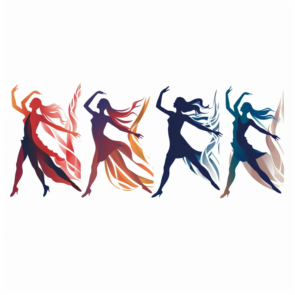 Dance studio logo with bright and bold colors - Image 1