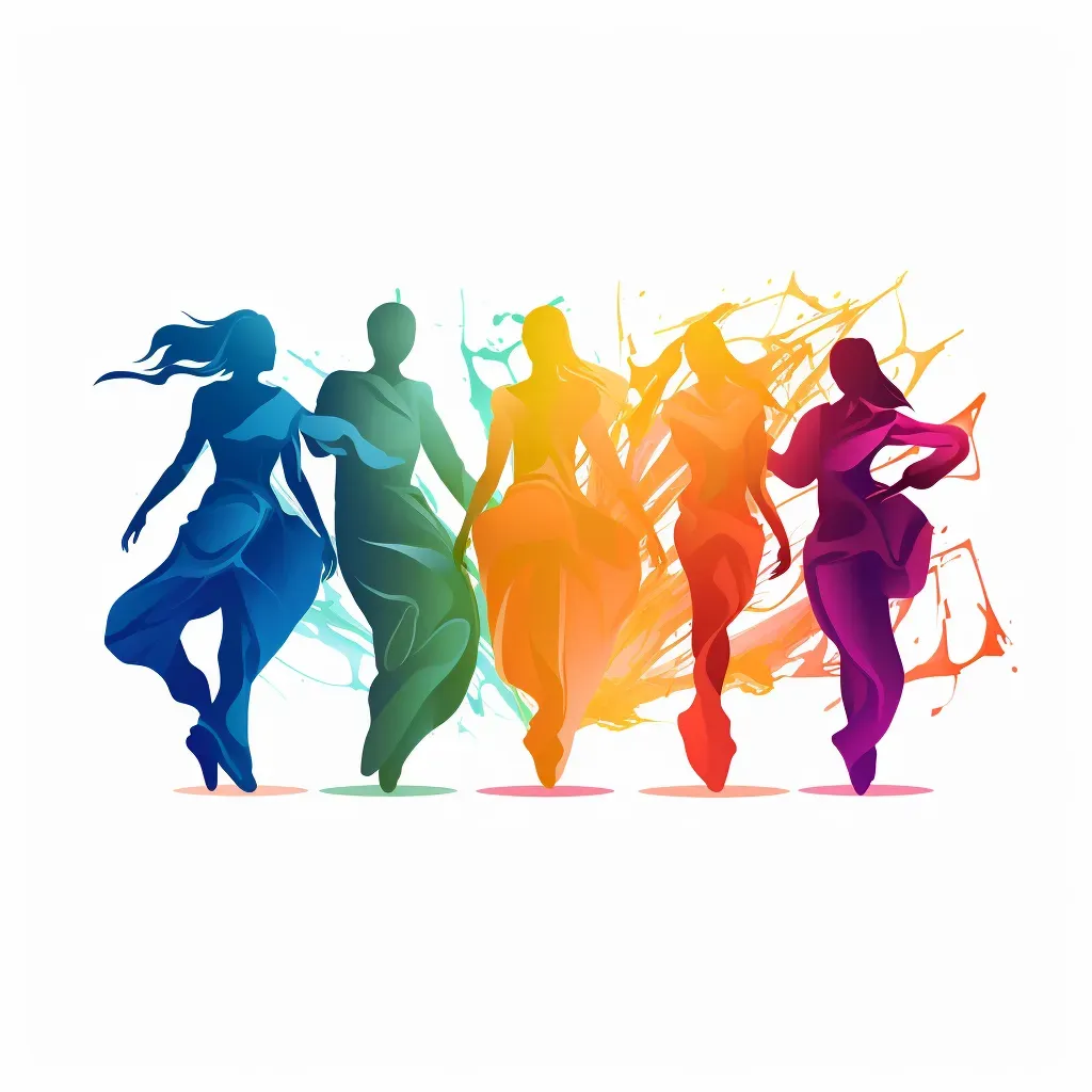 Dance studio logo with bright and bold colors - Image 3