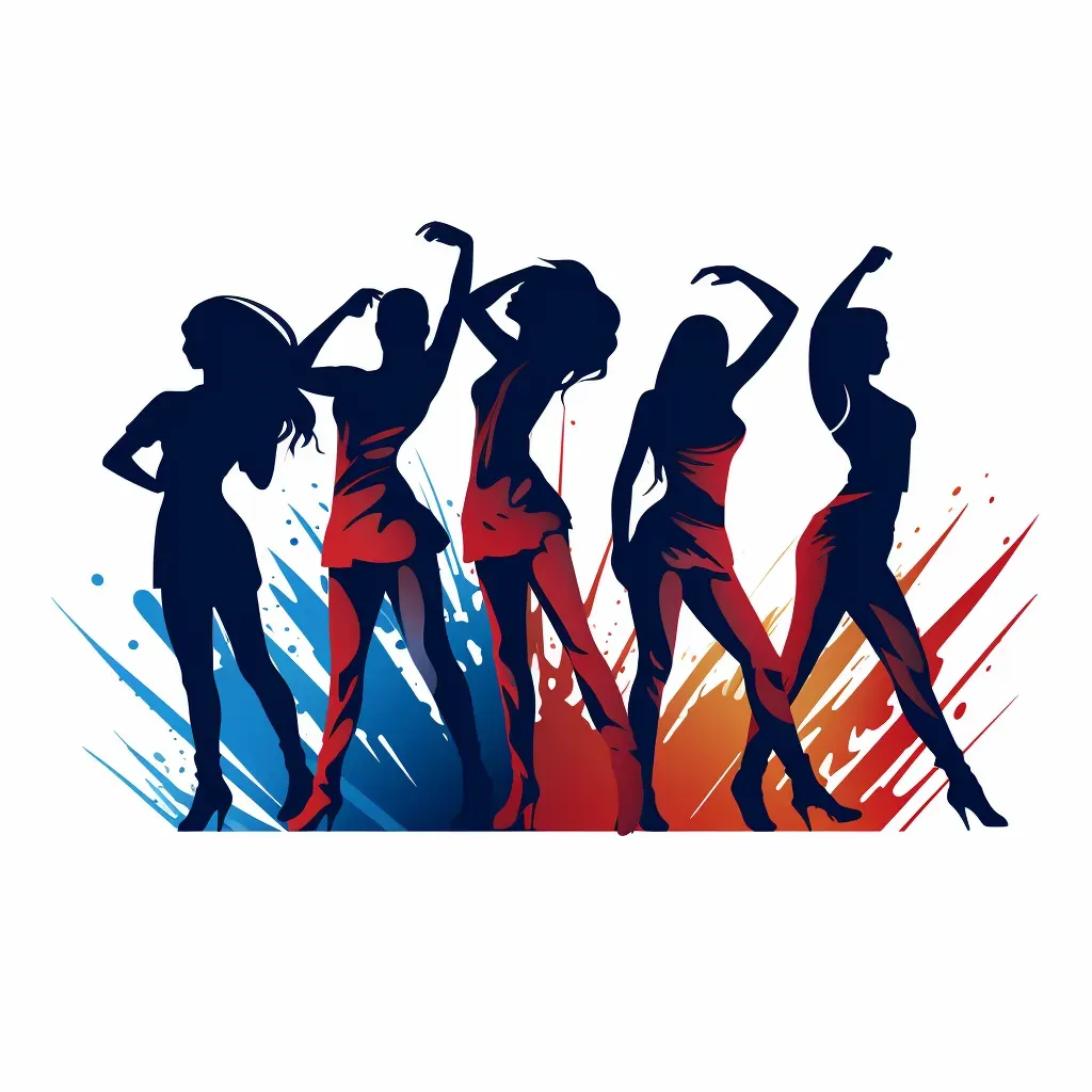 Dance studio logo with bright and bold colors - Image 4