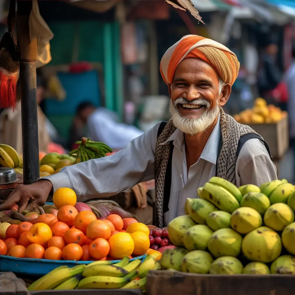 Fruit Vendor Street Negotiations