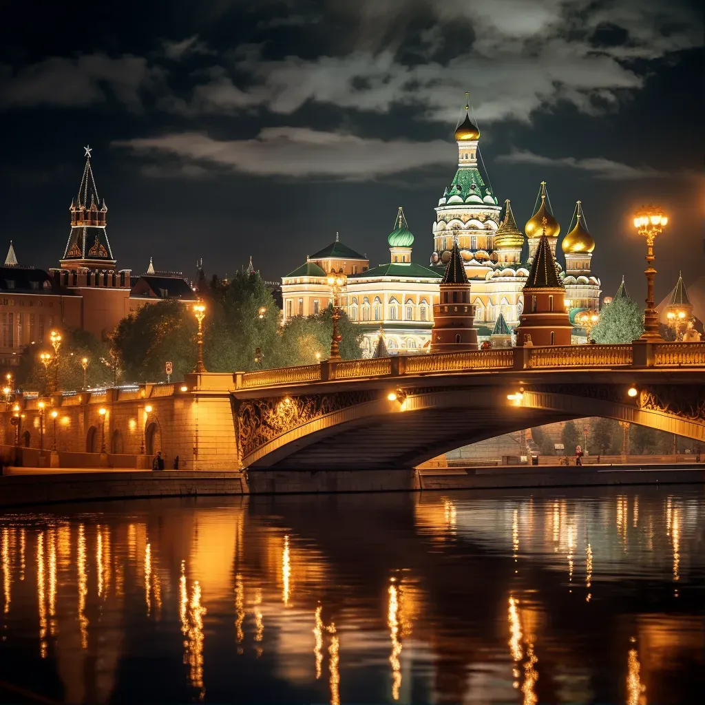 Moscow Kremlin night - Image 1