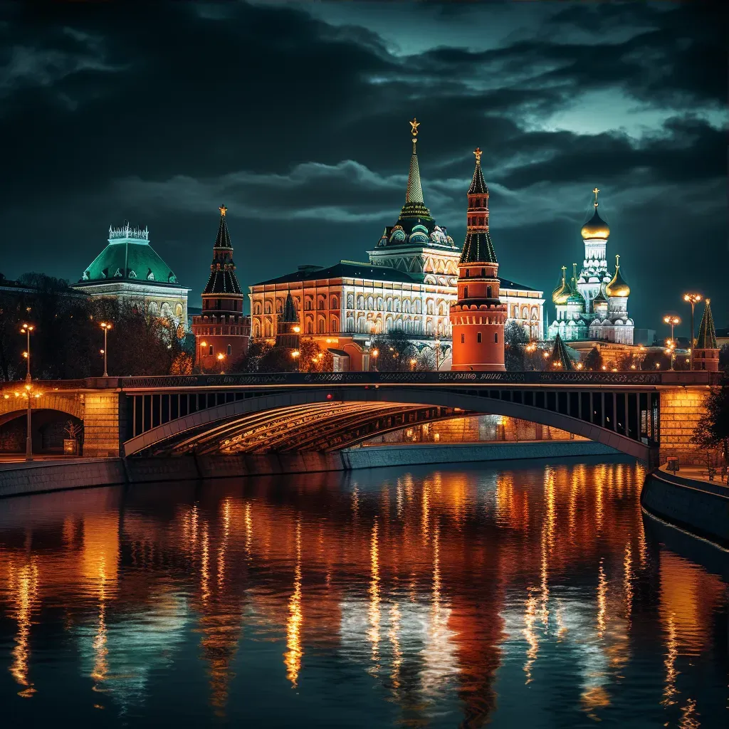 Moscow Kremlin night - Image 3