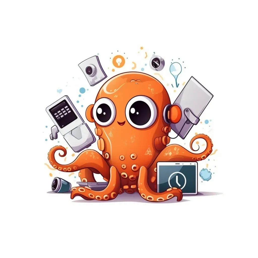 Digital Octopus Tech Startup Logo