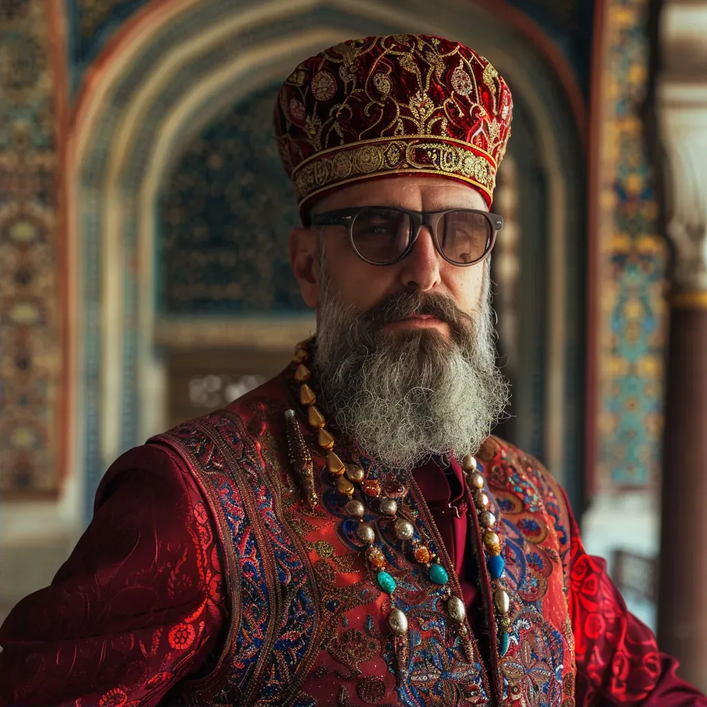 Turkish Ottoman sultan attire in a grand palace - Image 2