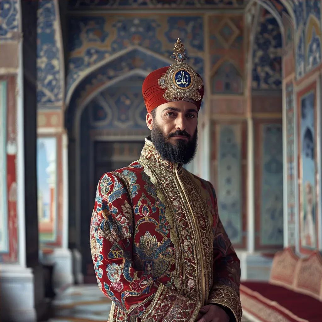 Turkish Ottoman sultan attire in a grand palace - Image 4