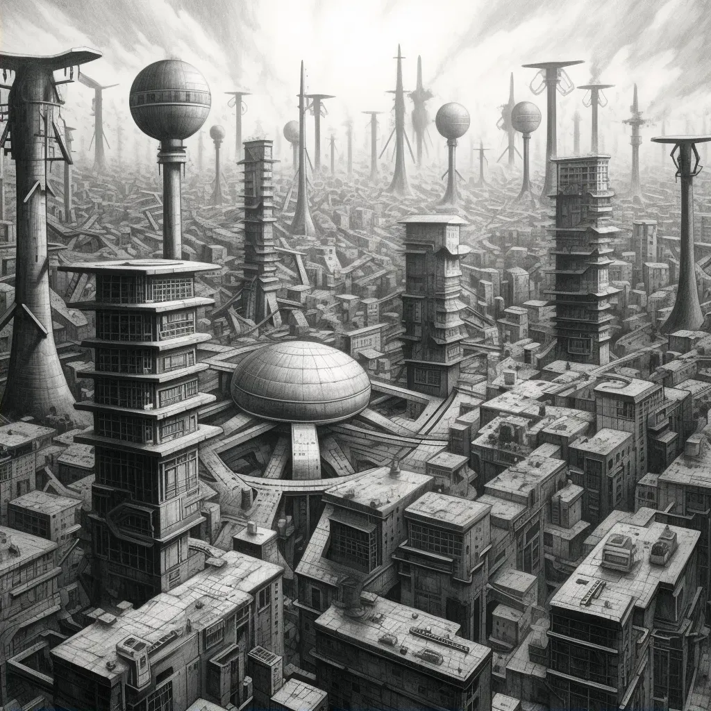 Futuristic city powered by renewable energy sources - Image 2