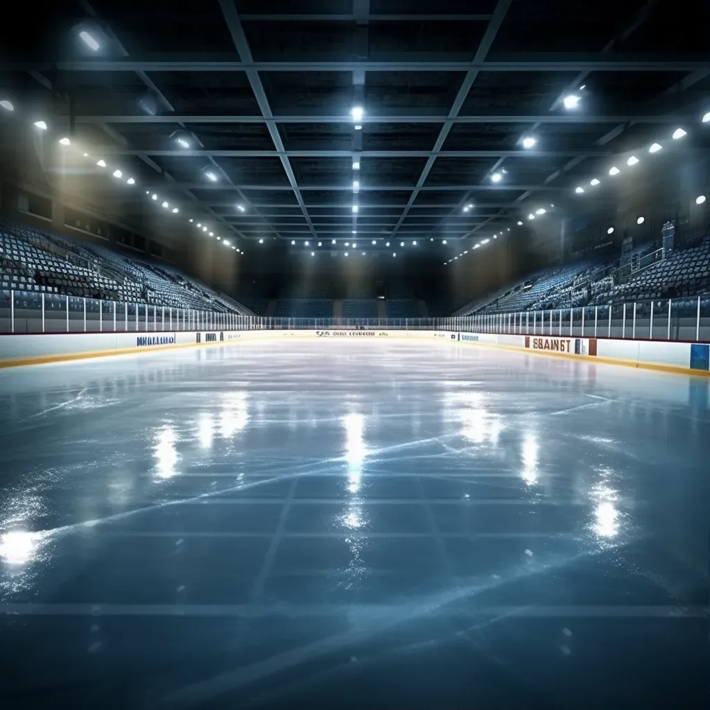 Empty ice hockey rink - Image 1