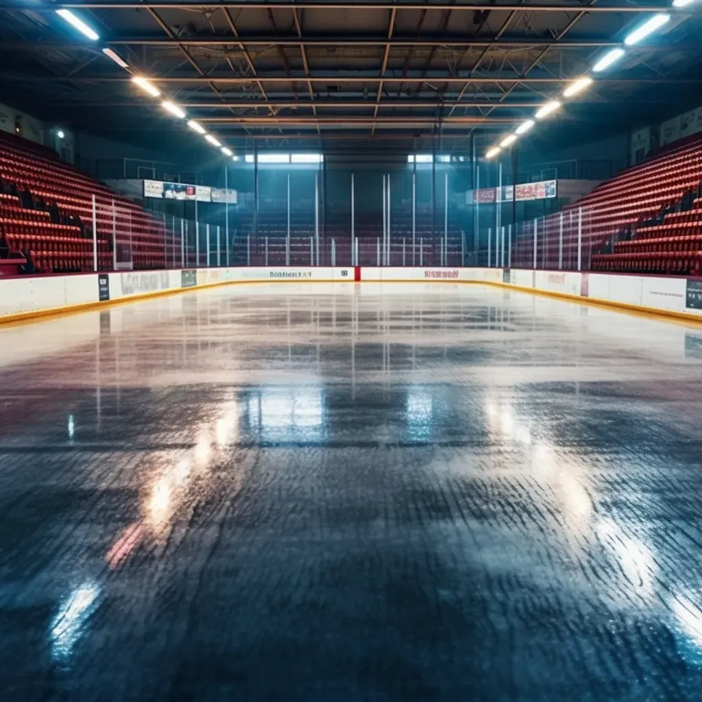 Empty ice hockey rink - Image 3