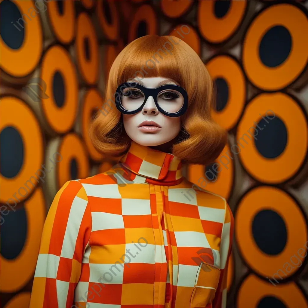 1960s mod style fashion bold colors and patterns - Image 4