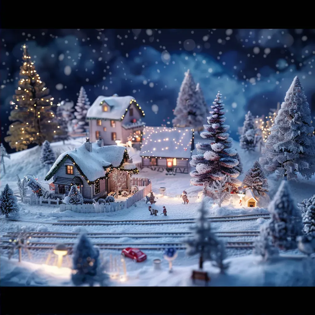 407 Error Page with winter wonderland scene and snow-covered landscape - Image 2