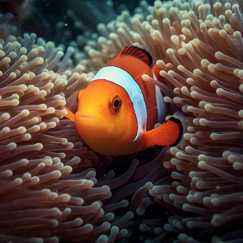 clownfish in sea anemone - Image 3