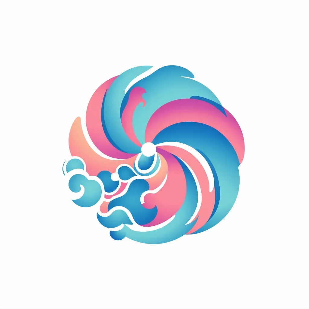 Playful Cotton Candy Shop Logo