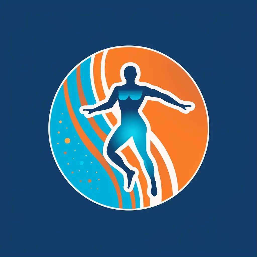 Figure icon logo design for fitness rehabilitation center - Image 1