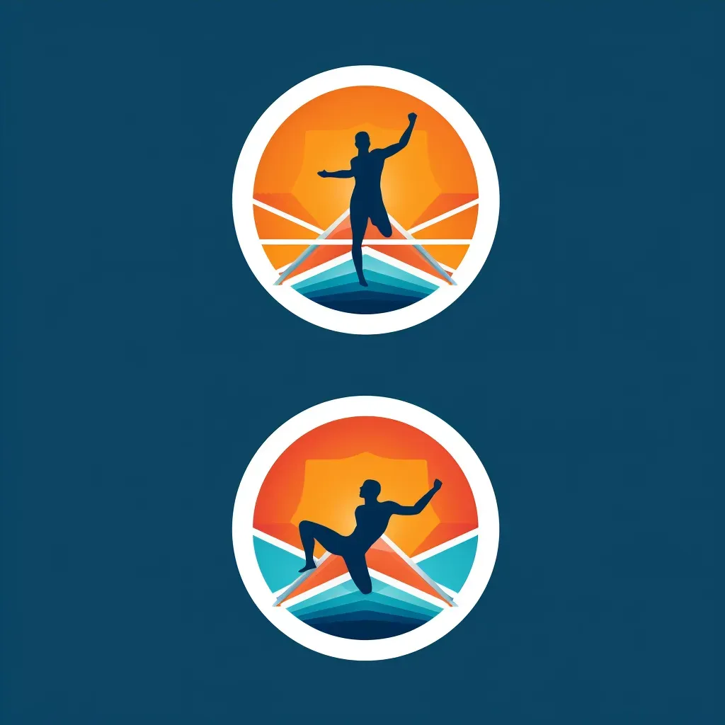 Figure icon logo design for fitness rehabilitation center - Image 4