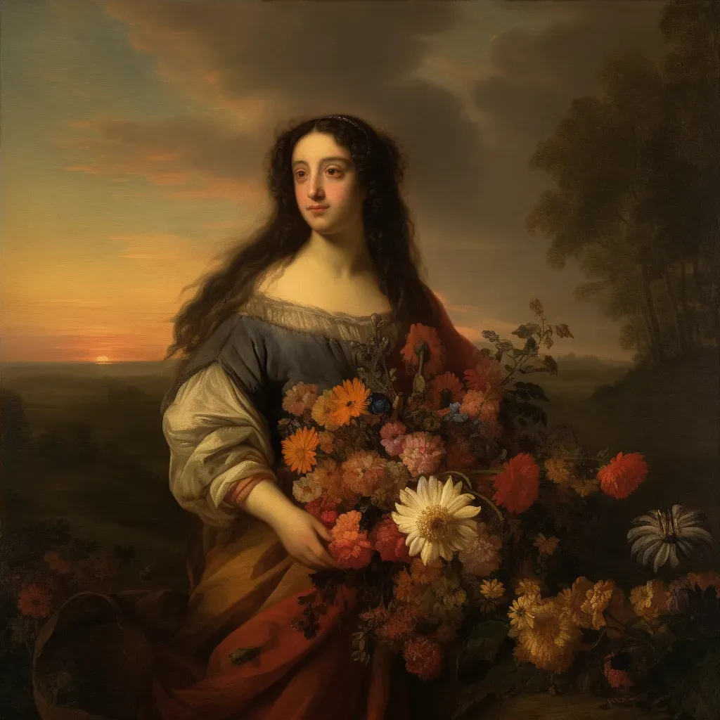 Floral Goddess at Dusk