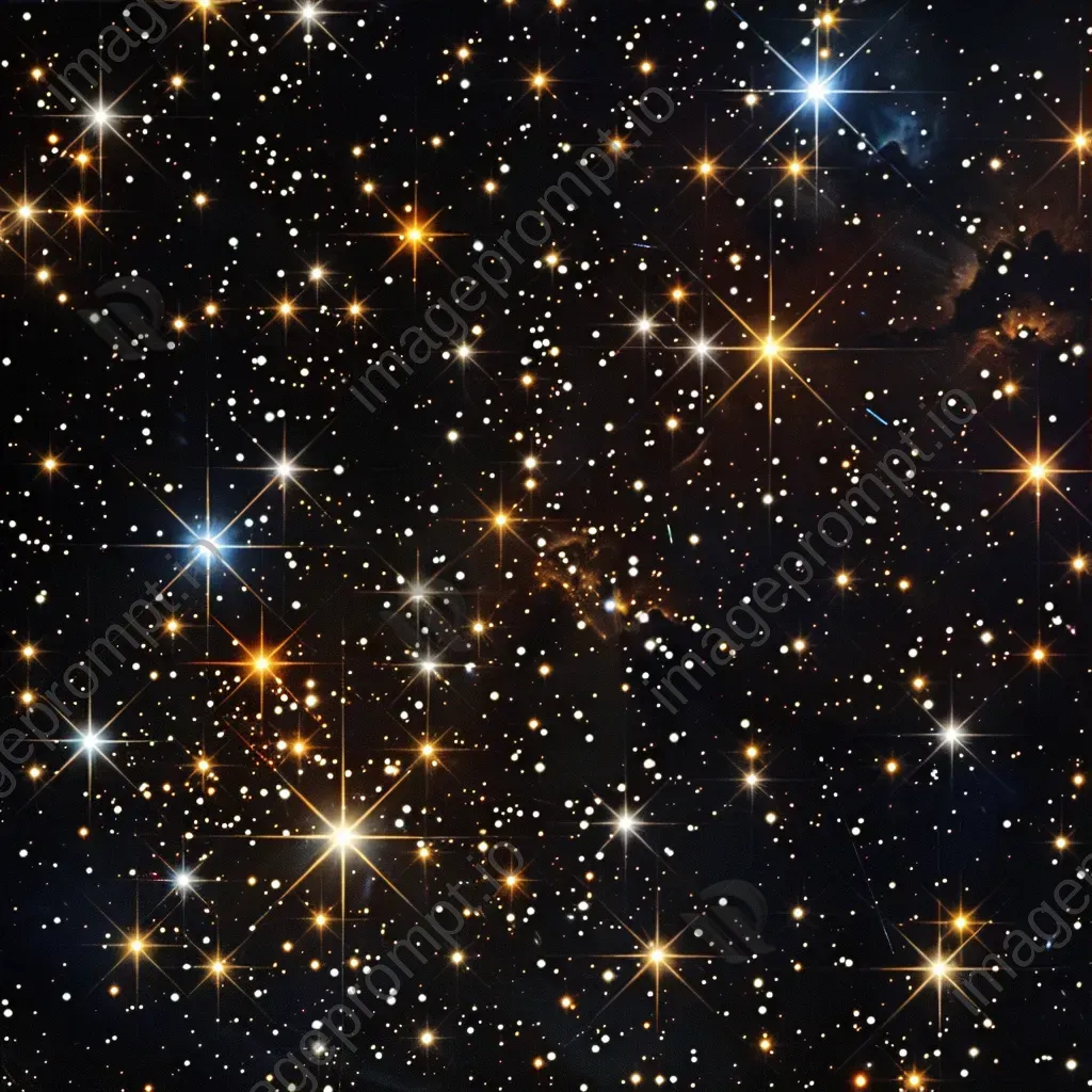 Distant star cluster formation with twinkling stars in mesmerizing pattern - Image 3