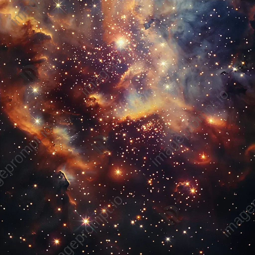 Distant star cluster formation with twinkling stars in mesmerizing pattern - Image 4