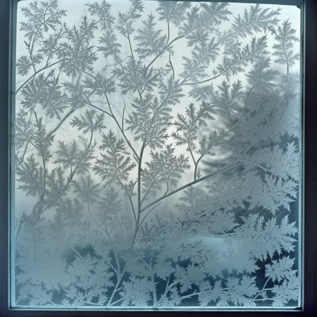 Frost pattern on a winter window - Image 3