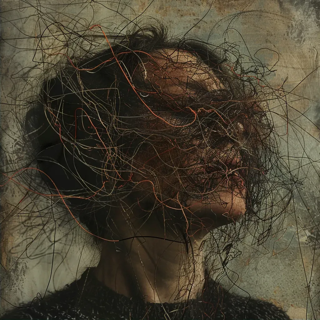 Unraveling anxiety portrait - Image 2