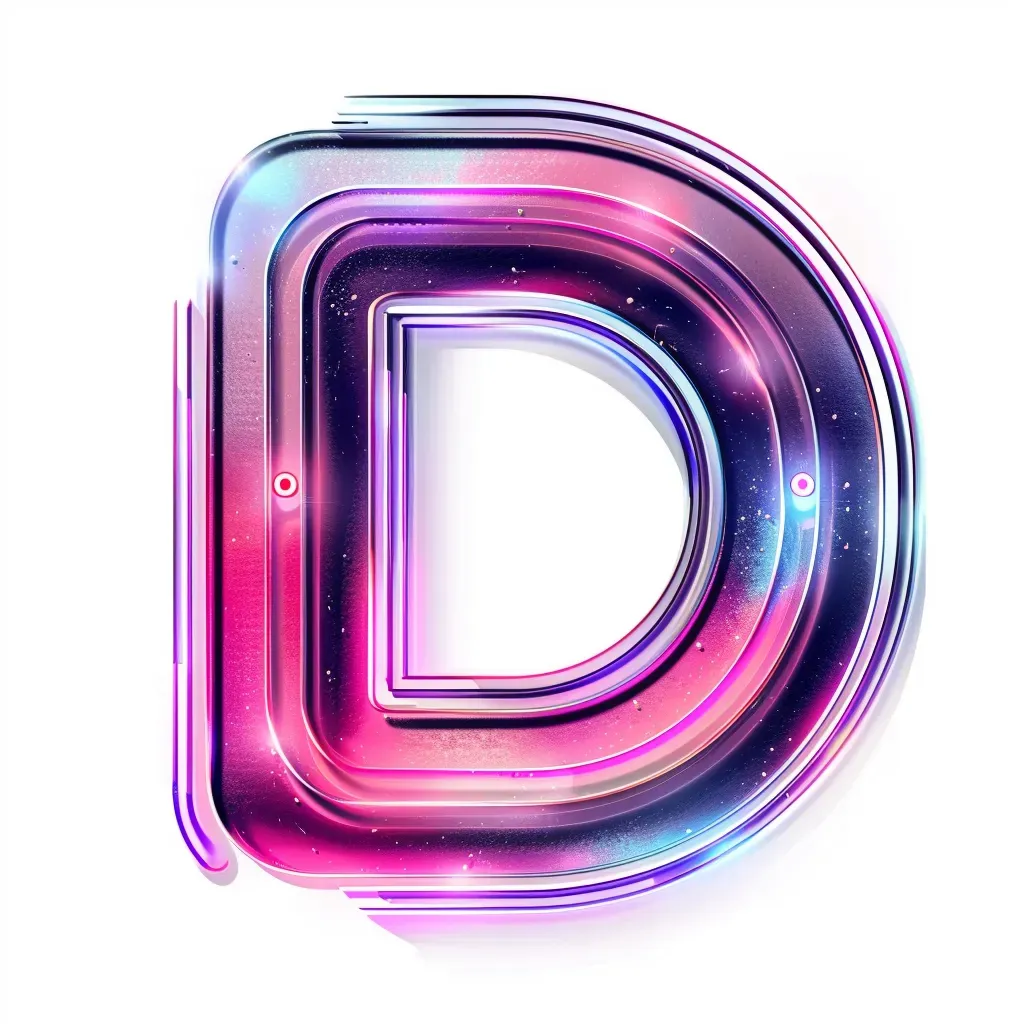 Neon Digital Letter Mark Logo - Image 4