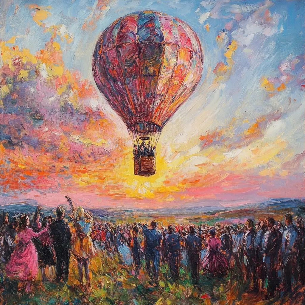 Impressionist Hot-Air Balloon Flight