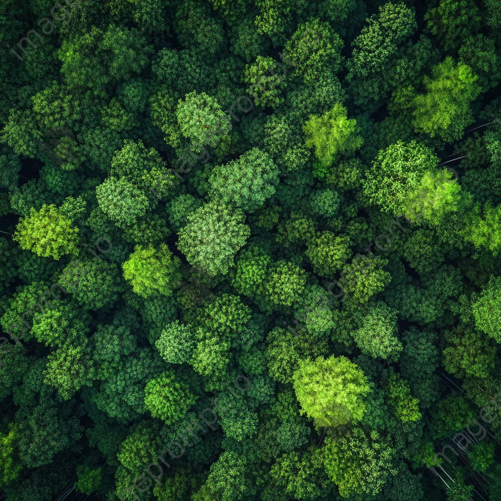 Aerial view of a dense bamboo forest - Image 3