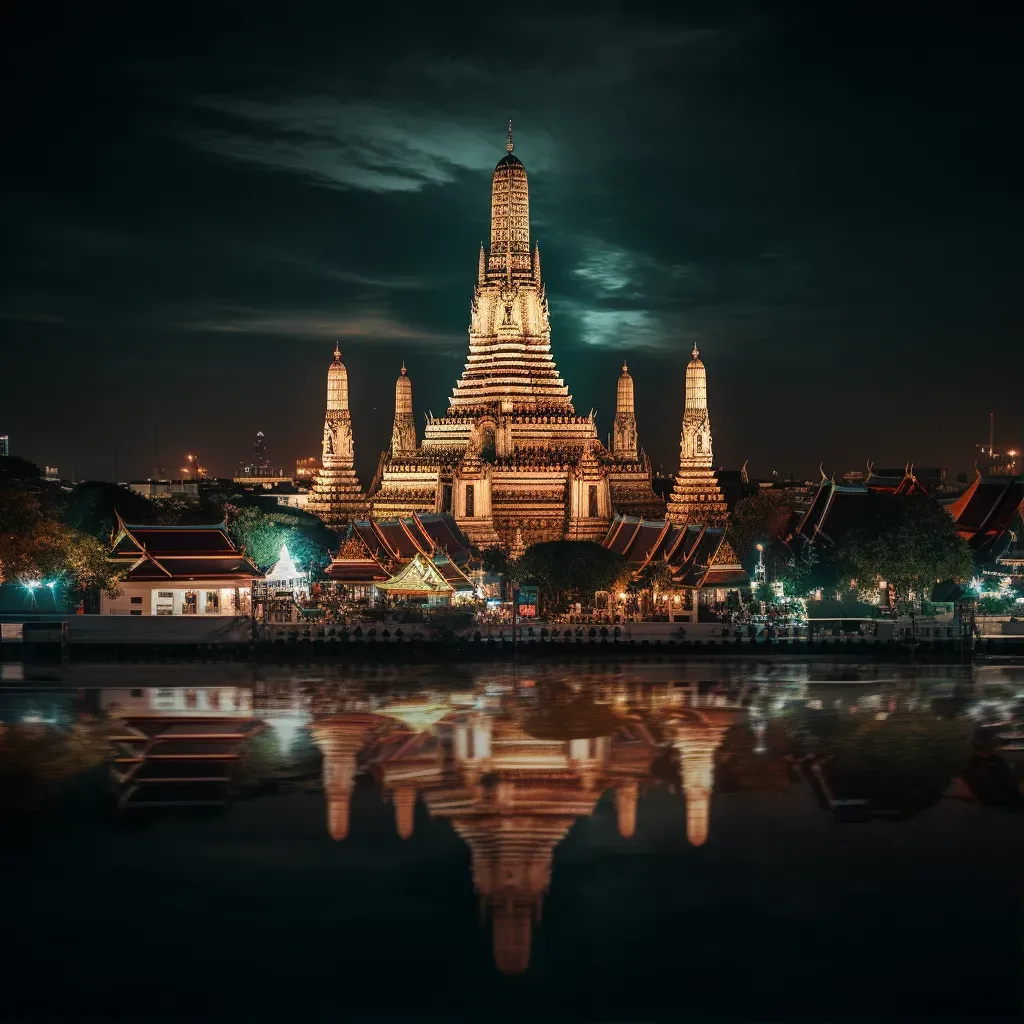 Bangkok Wat Arun night - Image 1