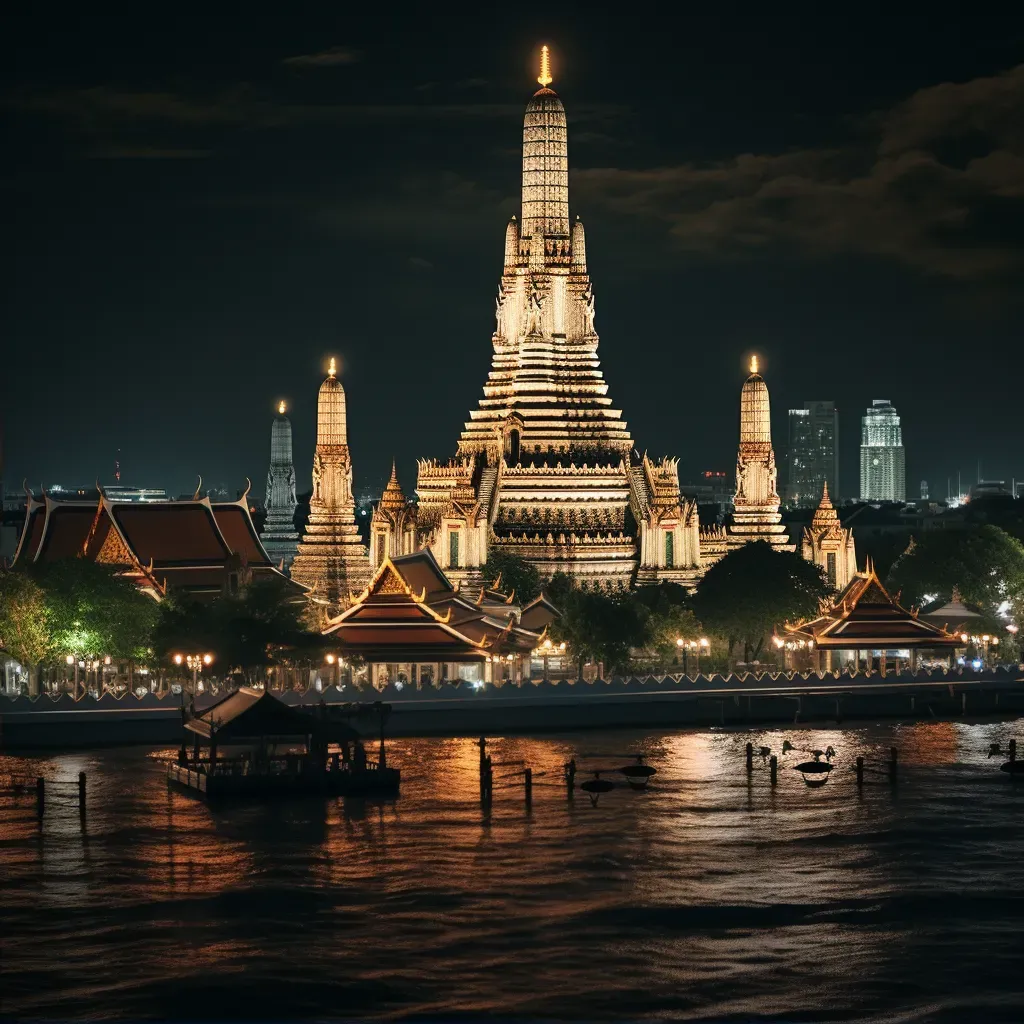 Bangkok Wat Arun night - Image 2