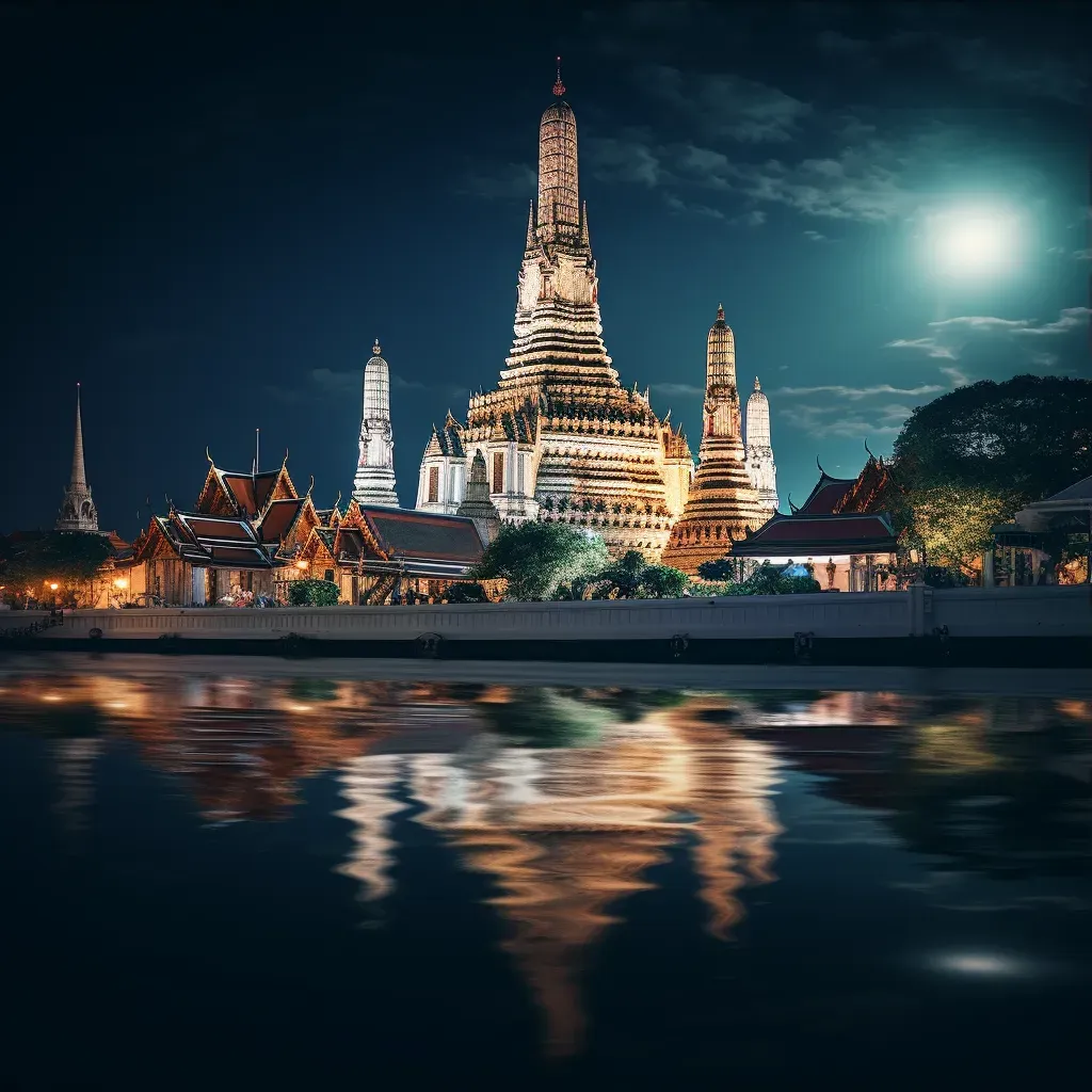 Bangkok Wat Arun night - Image 3