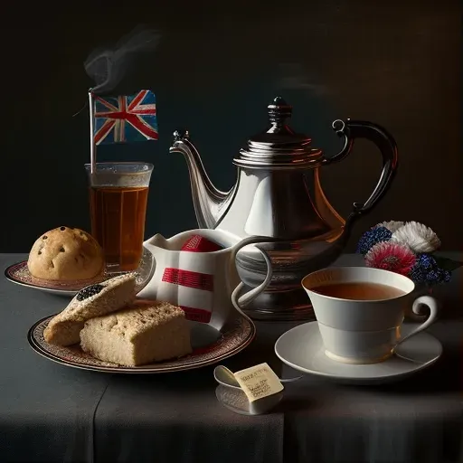 British afternoon tea elegance with scones and clotted cream - Image 1