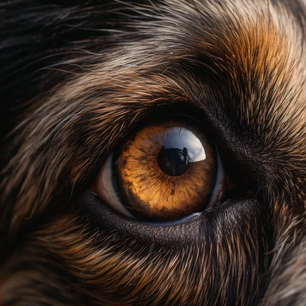 Close-up of intense dog eye - Image 2