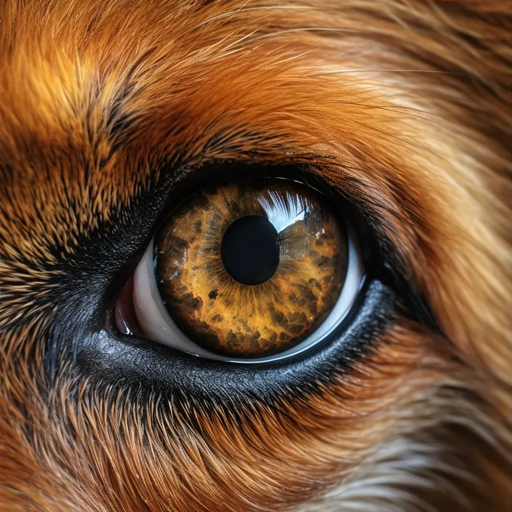 Close-up of intense dog eye - Image 3