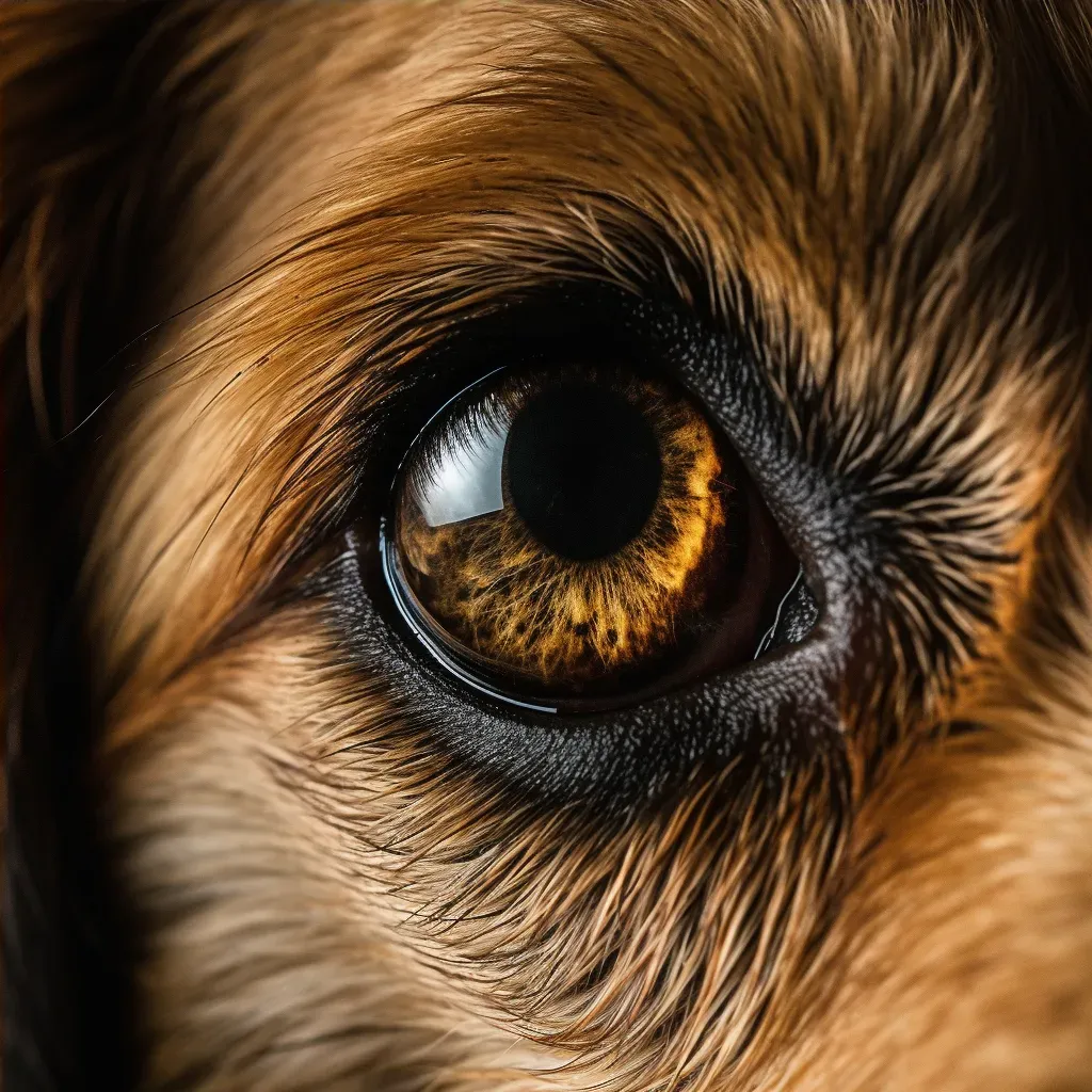 Close-up of intense dog eye - Image 4