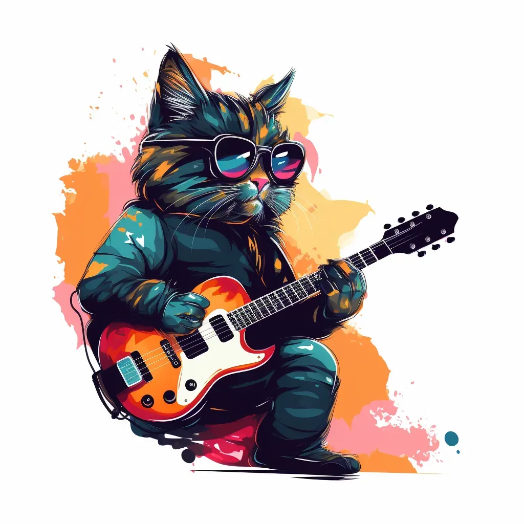 Cool Cat Music Band Logo