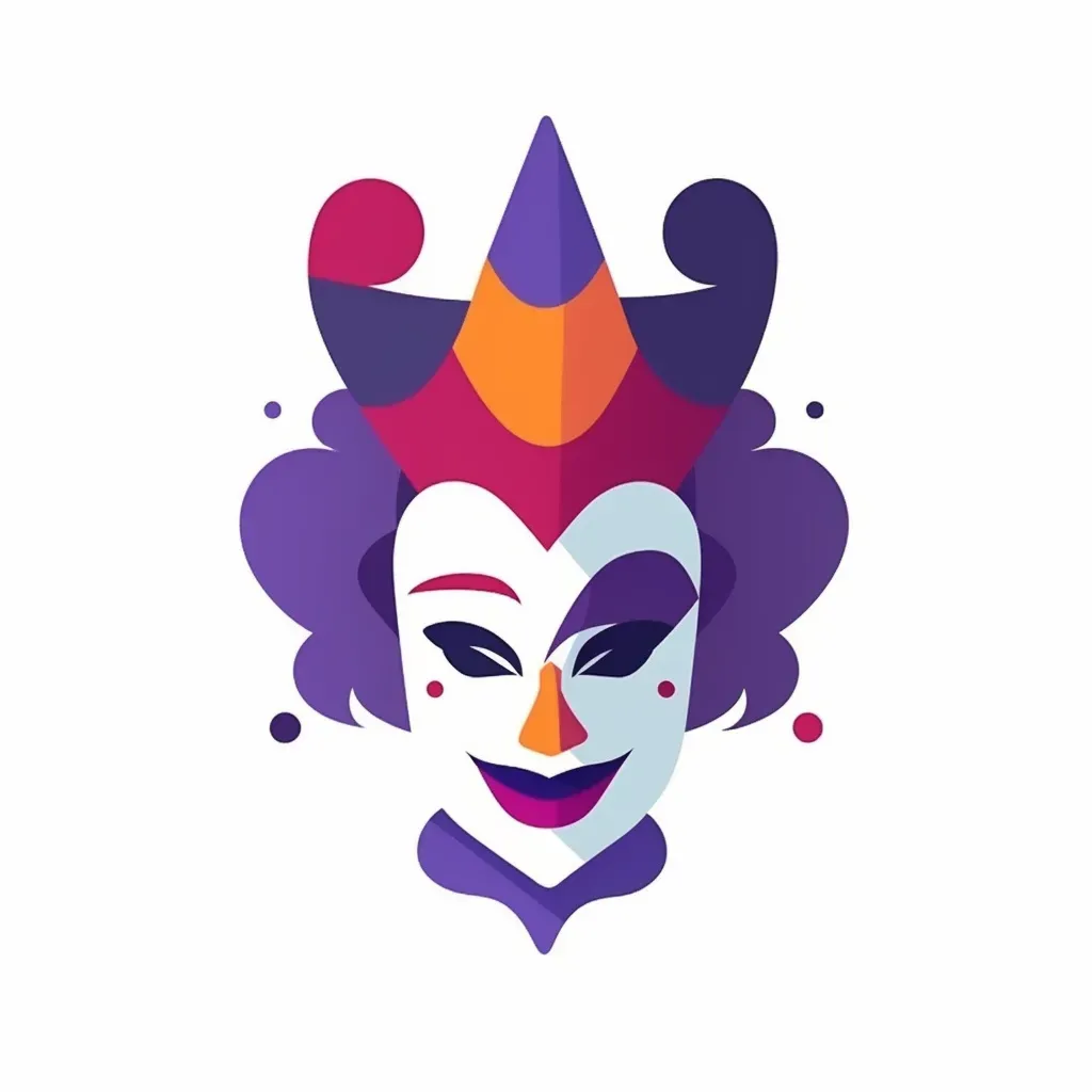 Funny Jester Logo - Image 1