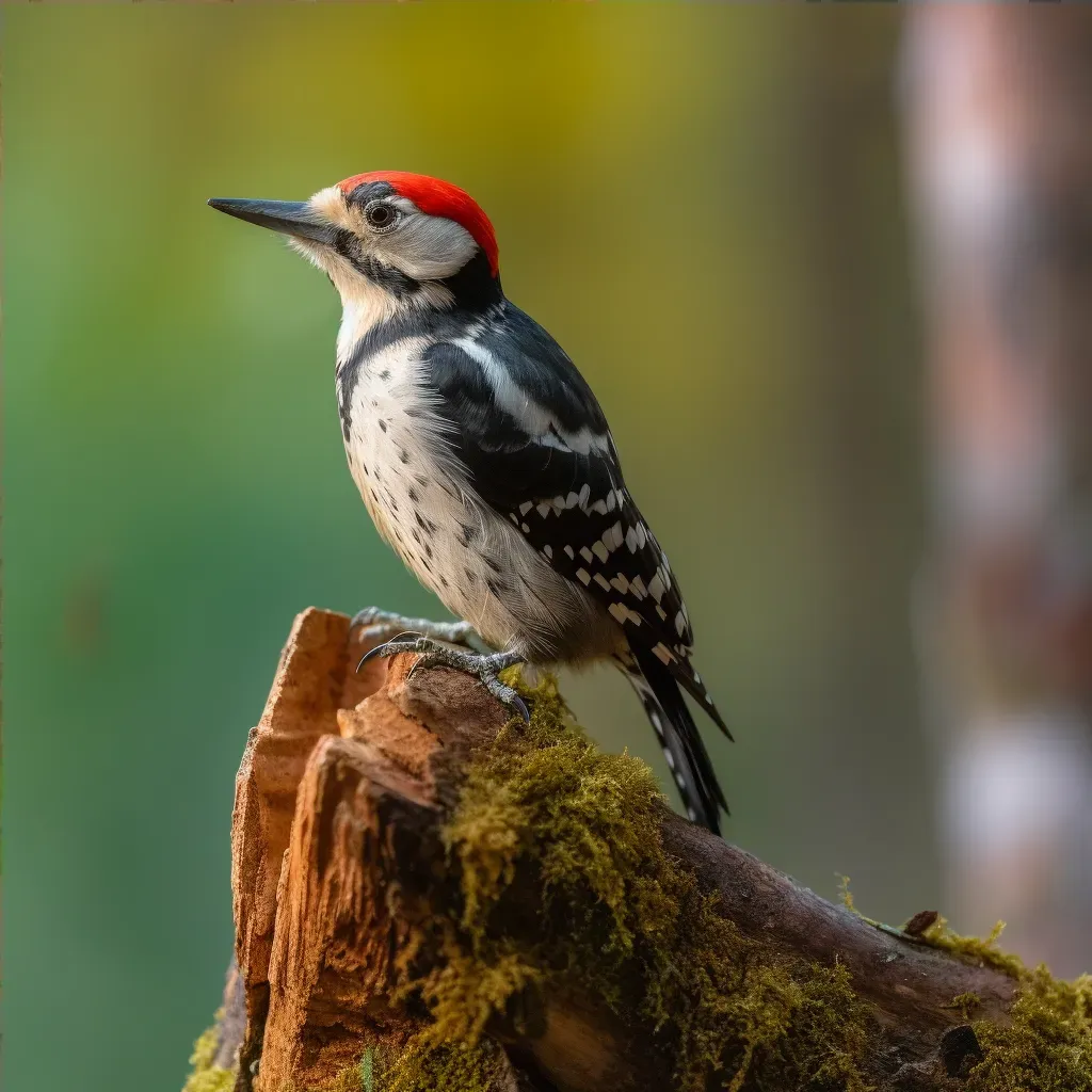 Woodpecker on Tree